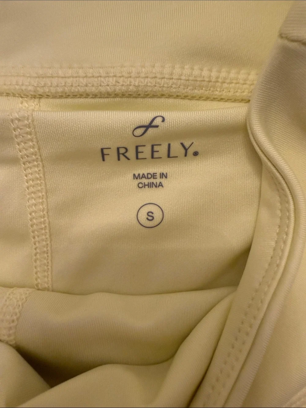 Pleated Sport Skirt in Pale Yellow